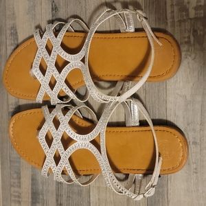 Bejeweled sandals
